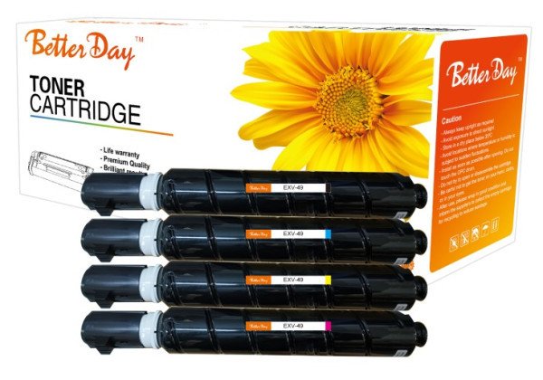Toner BetterDay * C-EXV-49 BK MPS (Low temperature toner) zam. kaseta za Canon Black 32k - Slika 3