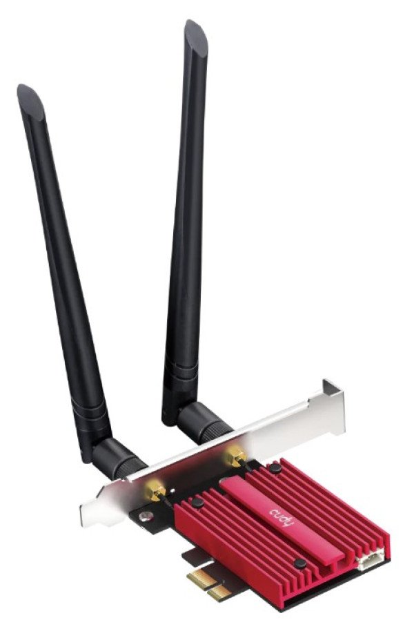 Cudy WE3000S 2.0v AX5400 Wi-Fi 6E Bluetooth 5.3 PCI-E Adapter - Slika 3