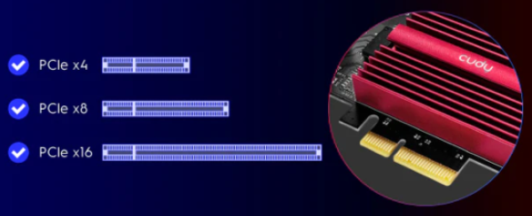 Cudy PE10G 10 Gbps PCI-E Ethernet Adapter - Slika 2