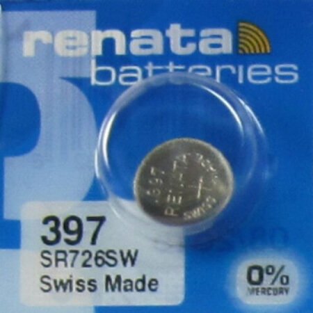 Renata baterija 397 1,55V Srebro oksid dugme baterija za SAT, Pakovanje 1 kom