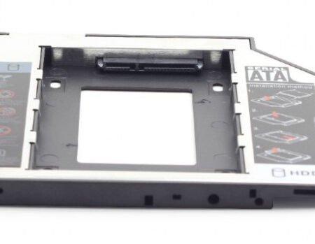 MF-95-01 Gembird Fioka za montazu 2.5 SSD/SATA HDD(do 9.5mm) u 5.25 leziste u Laptop umesto optike
