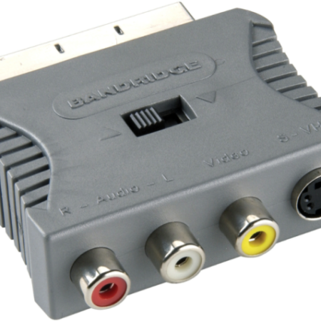 BANDRIDGE SCART ADAPTER VIDEO SWITCH 7655