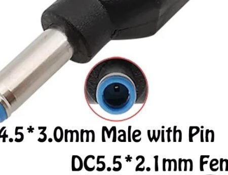 NPC-5.2x2.5mm 4.5x3.0mm DC to DC 20V Connector + PIN BLUE (HP) (prodaje se na komad)