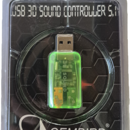 CMP-SOUNDUSB13 ** Gembird USB 5.1 3D zvucna karta, zamenjuje audio kontrolor u PC (223)