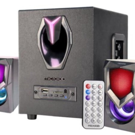 Microlab G101BT Aktivni zvucnici 2.1 11W (5W,2x3W) 3,5mm, SD, USB, FM, Bluetooth, daljinski, LED