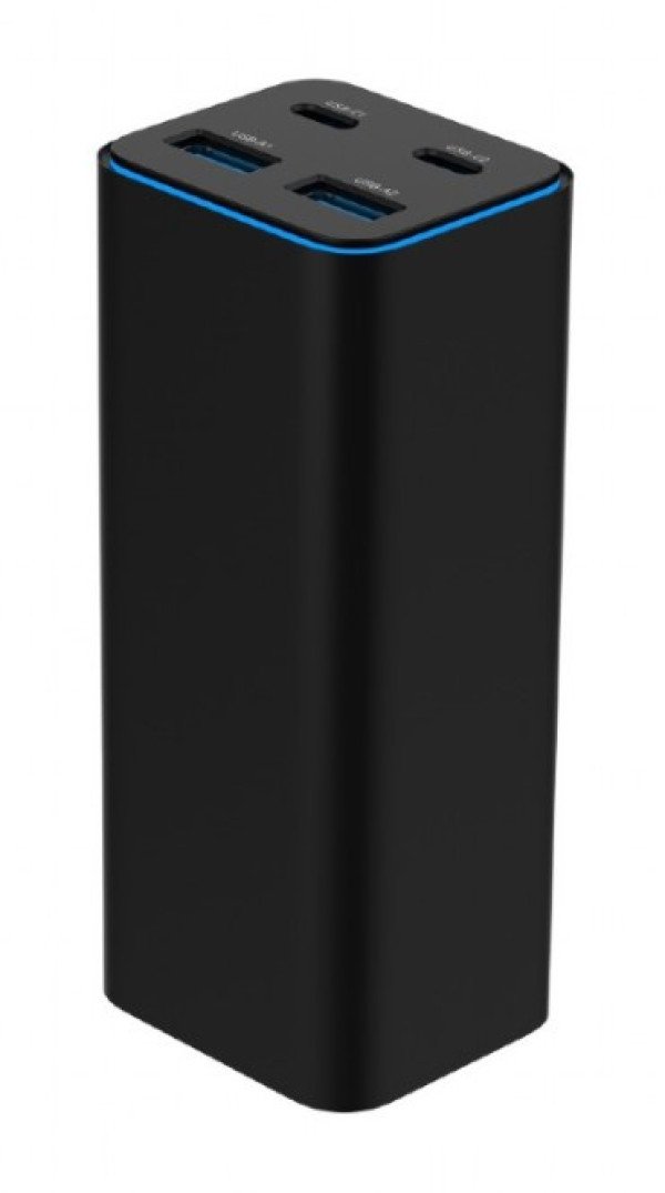 TA-UC-2A2C-PD100-01-BK Gembird 4-port 100W GaN USB PowerDelivery brzi punjacr, black - Slika 3