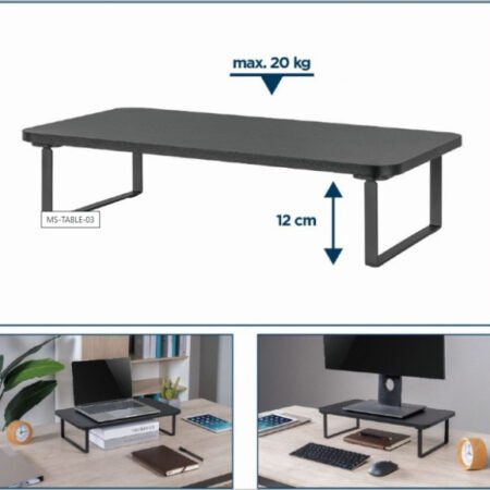 MS-TABLE-03 Gembird postolje za monitor 500x260x122mm