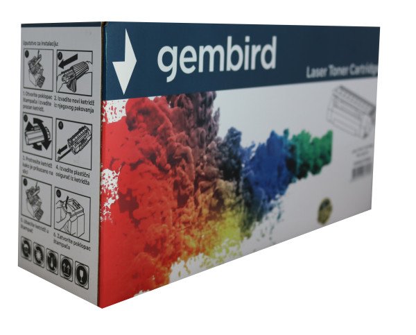 Toner Gembird C-TN328 BK (Low temperature toner) zam. kaseta za Konica Bizhub Black 28k