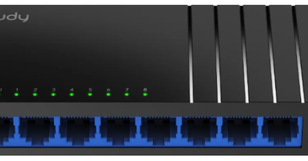 Cudy GS108D 8-Port Gbit desktop Switch, 8x RJ45 10/100/1000 (Alt.PFS3008-8GT-L)