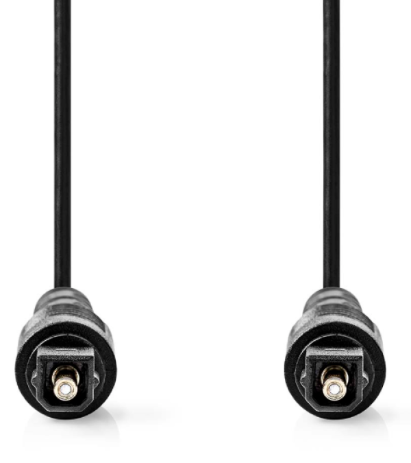 CAGL25000BK30 Optièki audio kabl, TosLink Muski-TosLink Muski, 3.00 m, Okrugli, PVC, Crni - Slika 2