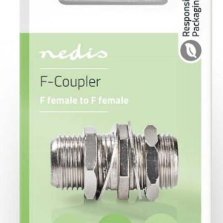 CSGB41940ME Satellite & Antenna Adapter F zenski na F zenski, 75 Ohm, Metal, Silver, 1kom