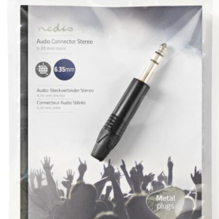 COTP23901BK 6.35 mm Connector diameter 6mm, Black