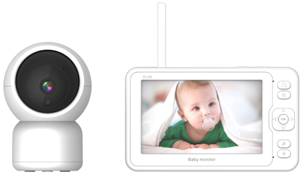 Baby kamera KBM-308 sa 5.0 inca monitorom, 2.0MP, 3.6mm, IR5m - Slika 2