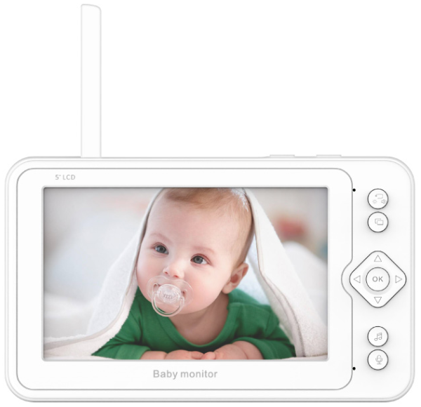 Baby kamera KBM-308 sa 5.0 inca monitorom, 2.0MP, 3.6mm, IR5m - Slika 3