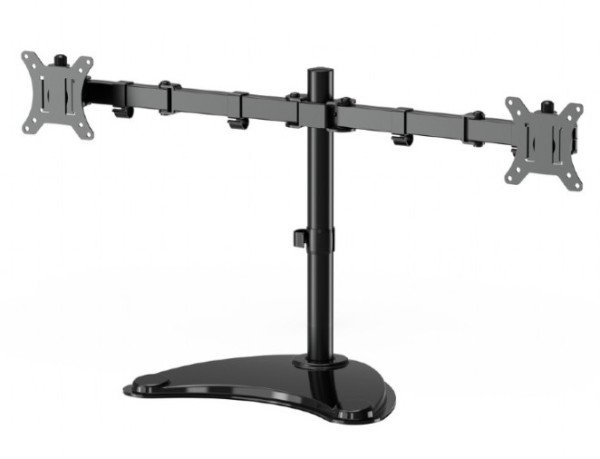 MS-D2ST-02 Gembird Duplo Stono postolje za monitor (rotiranje, naginjanje, okretanje), 13-32 max.8KG - Slika 3