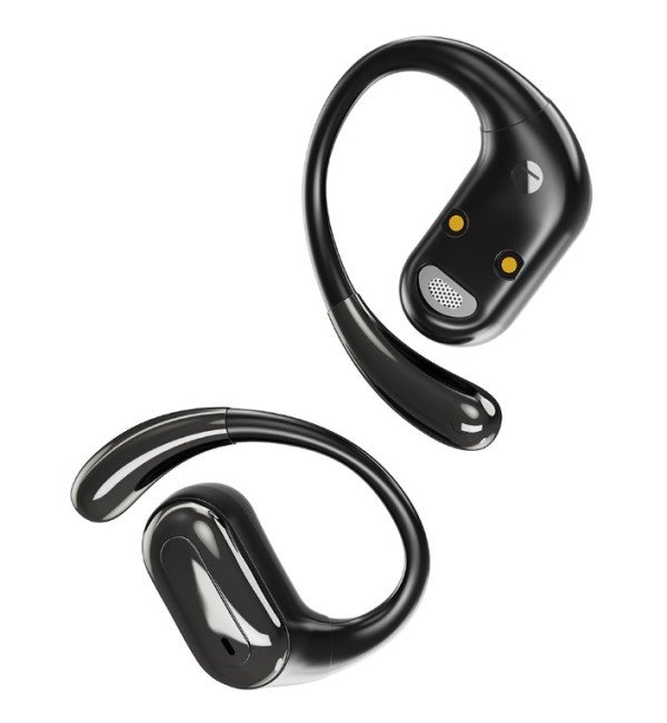 OWS-01-BK Gembird bluetooth V5 open-ear slusalice, TWS, black - Slika 4