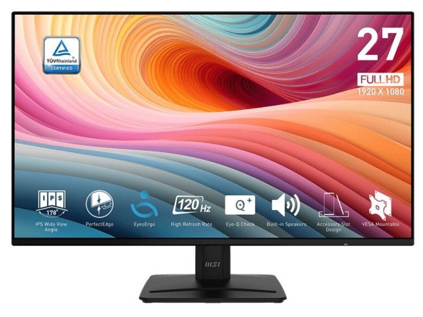 Monitor 27 MSI PRO MP271A E2 FHD IPS 120Hz 1ms HDMI, DP, VGA - Slika 3