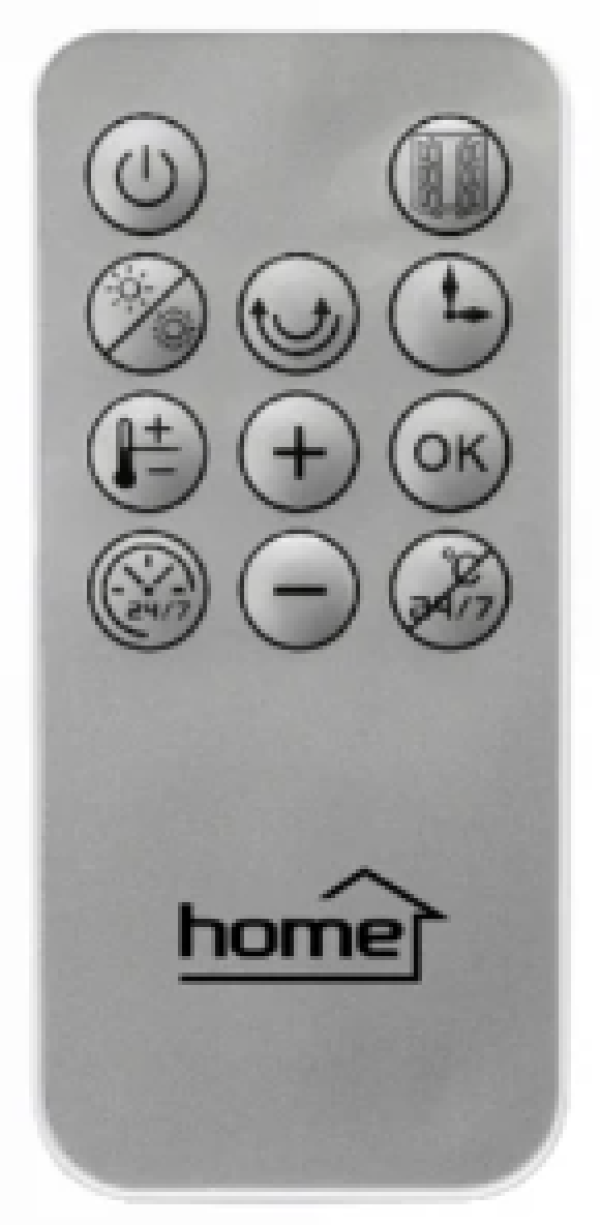 HOME FKF 56202 Nazidna grejalica sa ventilatorom, 2000 W, LCD - Slika 3