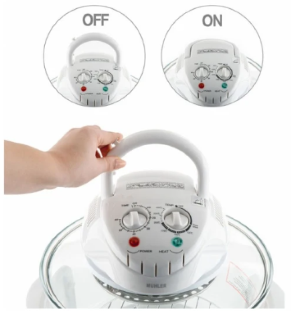 MUHLER MFC1200 - Turbo rerna i Air Fryer 2 u 1, 1400W