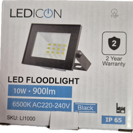 LEDICON LED REFLEKTOR 10W, 900lm, SMD, 6500K, IP65 LI1000