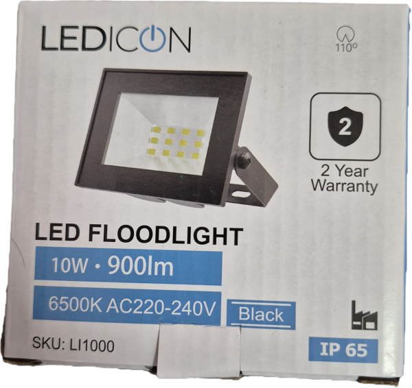 LEDICON LED REFLEKTOR 10W, 900lm, SMD, 6500K, IP65 LI1000 - Slika 2