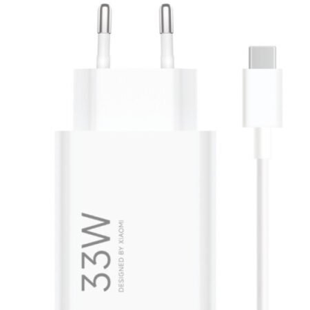 Xiaomi 33W Charging Combo (Type-A) USB-A EU  adapter+ kabl Tip-C punjac