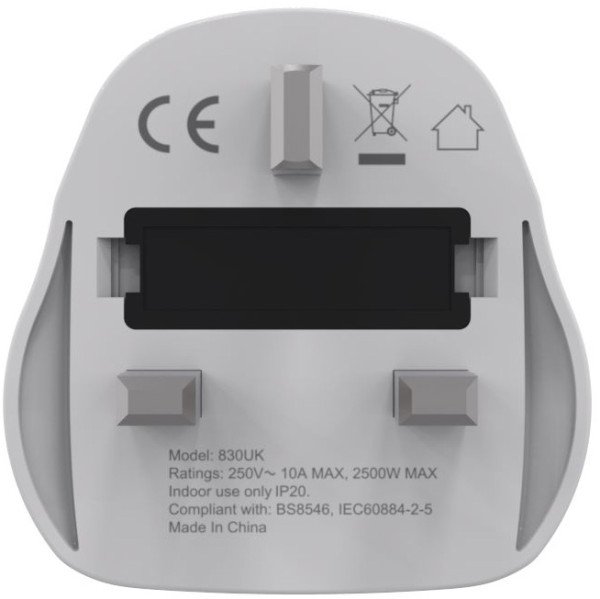 Travel adapter A-AC-UKMINTF Gembird UK suko 10A - Slika 4