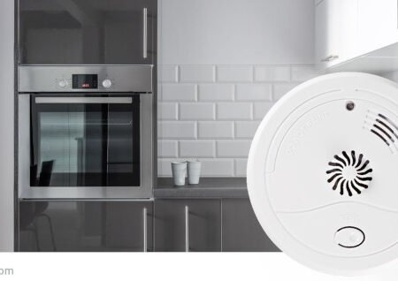 DTCTH10WT Alarm za toplotu Na baterije, 85db, ABS, Bela