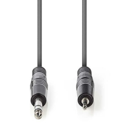 COTH23205GY15 Stereo Audio Cable 6.35mm muski ma 3.5mm muski, 1.5m
