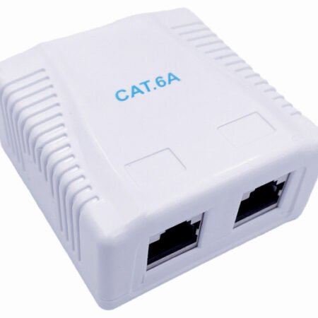 NCAC-2F6A-01 kutija za povrsinsku montazu sa 2 porta CAT6A FTP