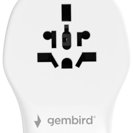 Travel adapter TPA-1A2C20-02-W Gembird Univerzalni 20W