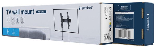 WM-65T-PRO-01 Gembird tilt VESA max 40x40cm 32-65 max.60kg - Slika 2