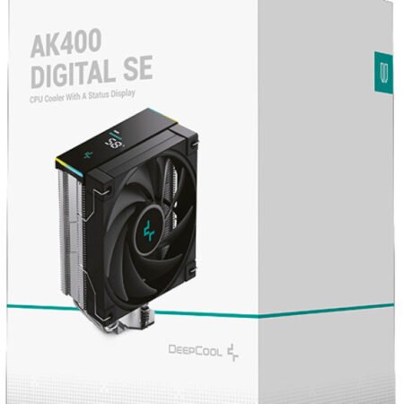 DeepCool AK400 DIGITAL SE 4xHeat Pipe, Real-Time CPU Screen, 1x120mm 1850 rpm 68,99 CFM, Intel/AMD