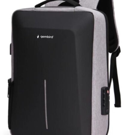 NCC-15-KLB022 Gembird Ranac za laptop 15,6inc 42x30x12cm, USB konektor, brava za zakljucavanje, 800g