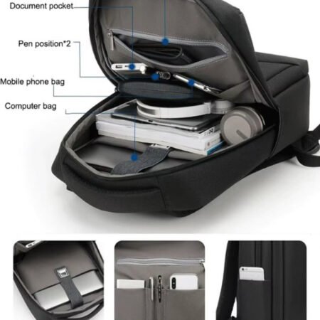 NCC-15-KLB021 Gembird Ranac za laptop 15,6inc 45x28x15cm USB konektor, 600g