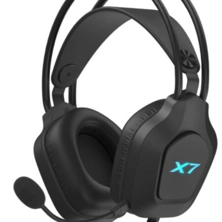 A4-XH-200 A4Tech X7 gejmerske slusalice sa mikrofonom, SURROUND, 50mm/16ohm, USB, LED, Black