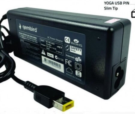 NPA40-200-2250 (IB01) Gembird punjac za laptop 40W-20V-2.25A, USB Yellow PIN (Alt=IB04)