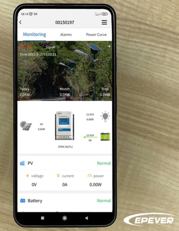 EPEVER Stik WiFi 2.4G adapter za nadzor kontrolera i invertera RJ45 D - Slika 2
