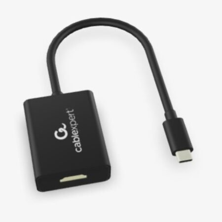 A-CM-HDMIF-01 Gembird USB-C to HDMI adapter, black (A-CM-HDMIF-03) FO