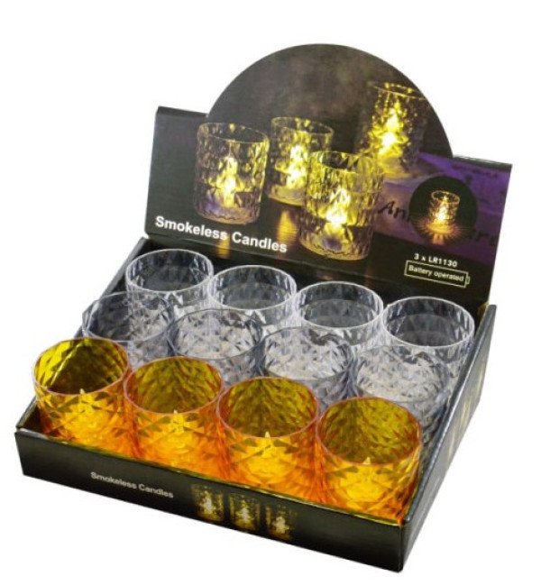 Mini LED svecnjak Zuti 60x70mm (cena je za 1kom) - Slika 4