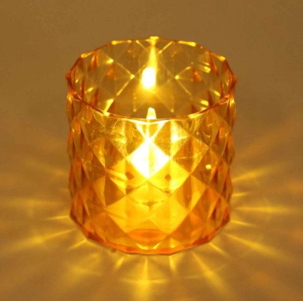 Mini LED svecnjak Zuti 60x70mm (cena je za 1kom) - Slika 2