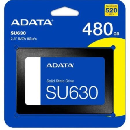 SSD 2.5 SATA3 480GB AData 520MBs/450MBs ASU630SS-480GQ-R