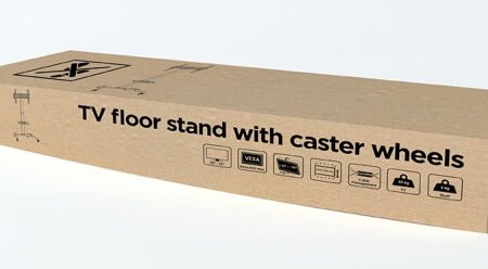 TVS-55T-01 Gembird Podni stalak za TV sa toèkovima (nagib), 32-55inca, 35KG