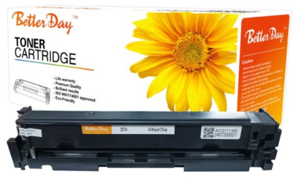 Toner BetterDay 207A(W2211A cip) M255/M283 crg067 zam. kaseta za HP Cyan 1.6k (sa cipom) - Slika 2