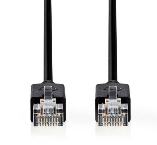 CCBW85100AT150 Nedis Mrezni kabl, CAT5e UTP Patch cord 15m black (alt. PP12-15M) - Slika 2