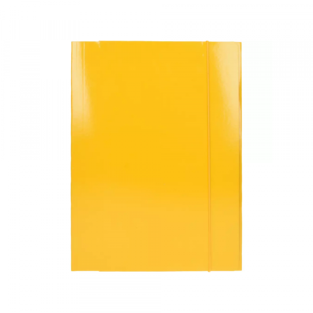 Fascikla plastificirana sa gumicom 600g Optima žuta