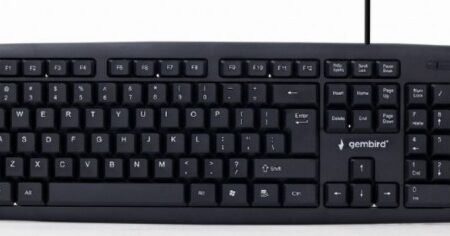 KB-U-103 ** Gembird Standardna tastatura US layout black USB A (291)