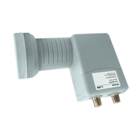 LNB L-208 Twin ECO, sum 0,1dB, vodonepropusan