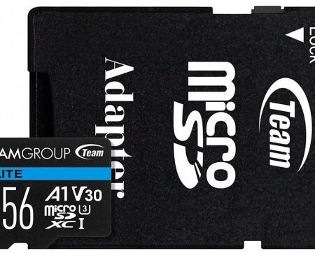 TeamGroup MICRO SDXC 256GB ELITE, UHS-I U3 V30 A1, 100/50MB/s +SD Adapter TEAUSDX256GIV30A103