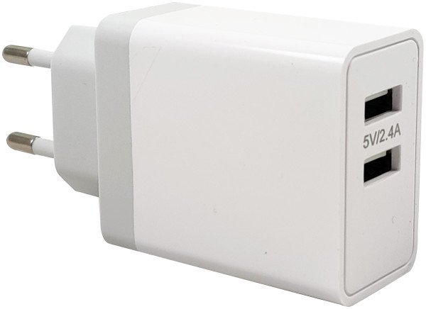 NPA-AC26 ** Gembird punjac za telefone i tablete 2x5v/2.4A+1A 12W +micro USB DATA kabl 1M (263)